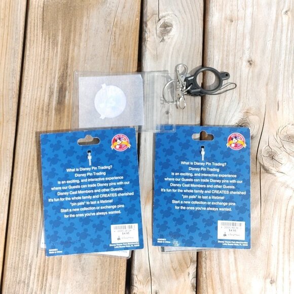 Disney Parks Pin Trader Pouch Lot of 3 - Picture 2 of 9